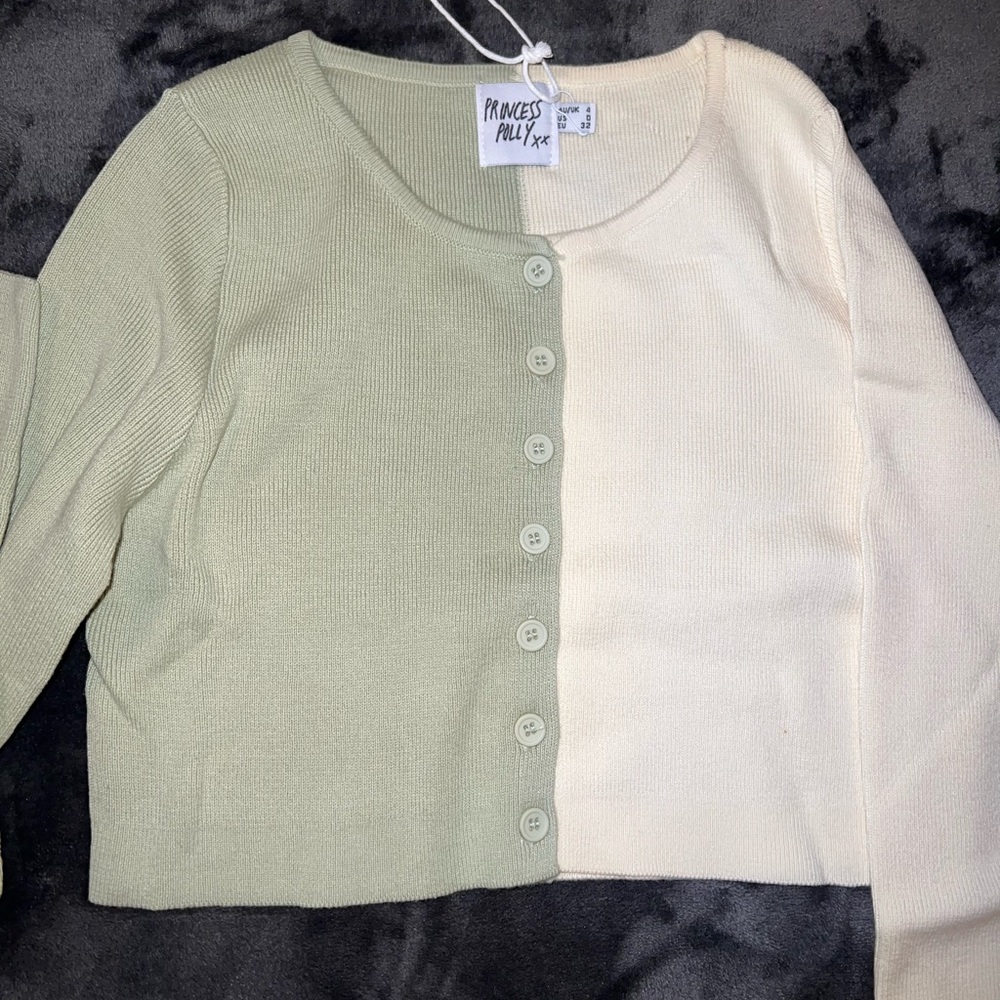 Princess Polly Mateo Top in Green Size 0 New with tag - Picture 10 of 14